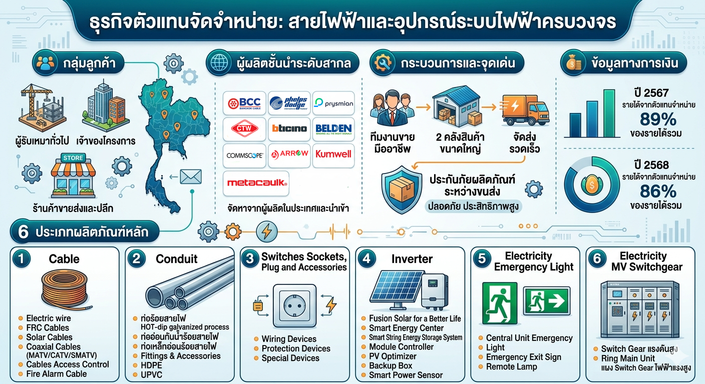 ธุรกิจการเป็นตัวแทนจัดจำหน่าย